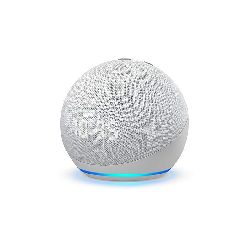 Amazon Echo Dot 4th Gen With Clock Next Generation Smart Speaker with Powerful Bass, LED Display and Alexa