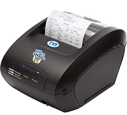 Tvs Electronics RP-45 Shoppe Dot Matrix Printer 4-In-1 Connectivity (Black)