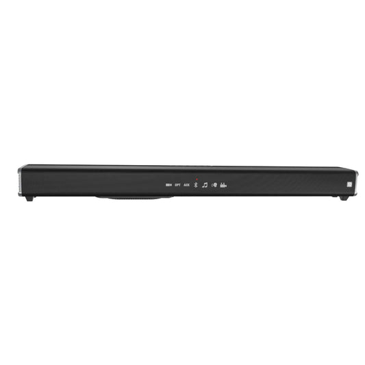 Portronics Sound Slick IV 120W Bluetooth Wireless Soundbar with Inbuilt Woofer LED Display 3.5mm Aux (Black)