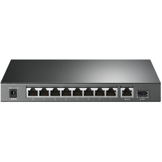 TP-Link TL-SG1210P 8 Port Gigabit PoE Switch | 8 PoE+ Ports @63W, w/ 1 Uplink Gigabit Port Desktop/Wall-Mount | Plug & Play
