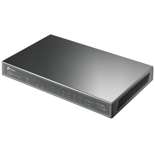 TP-Link TL-SG1210P 8 Port Gigabit PoE Switch | 8 PoE+ Ports @63W, w/ 1 Uplink Gigabit Port Desktop/Wall-Mount | Plug & Play