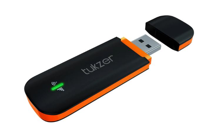 Tukzer 300x 4G LTE Wireless USB Dongle Stick with All SIM Network Support | Plug & Play Data Card with up to 150Mbps Data Speed (Black)