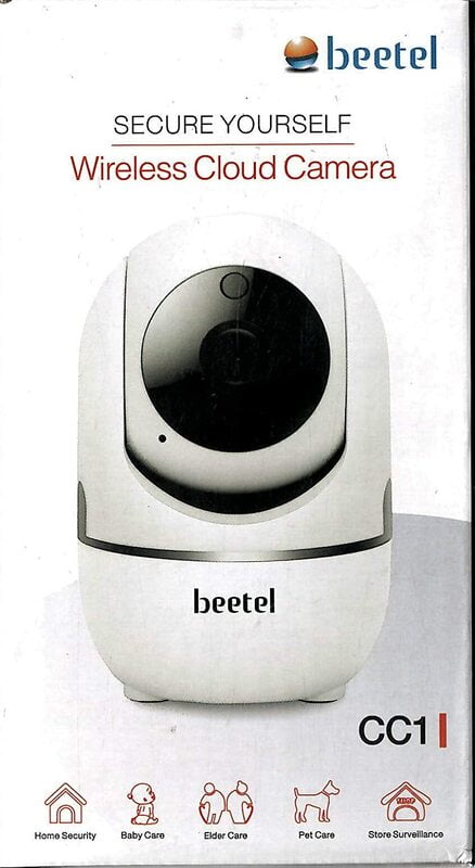 Beetel CC1 Cloud Camera for Home Security, Baby Care, Elder Care, Store Surveillance, WiFi Cloud Camera (White)