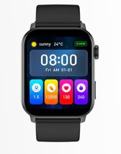 Fireboltt Ninja Bell Bluetooth Calling Smartwatch with IP68 Water Resistant to use in any weather (Black)