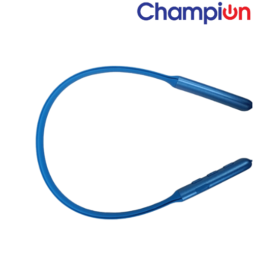 Champion Roundband Headset Neckband Bluetooth Headphones Wireless Sport Stereo (Blue)