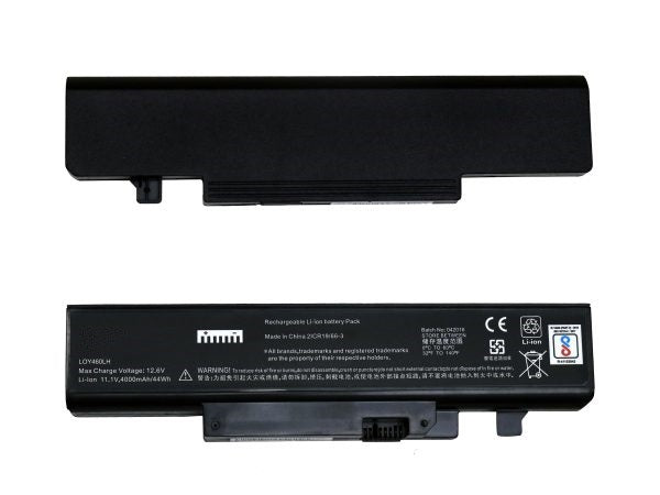 Lappy Power Laptop Battery For Lenovo Y460 IdeaPad Y460A, Y560A, Y560 Laptops , 11.1V 6 Cells 4400mAh Compatible
