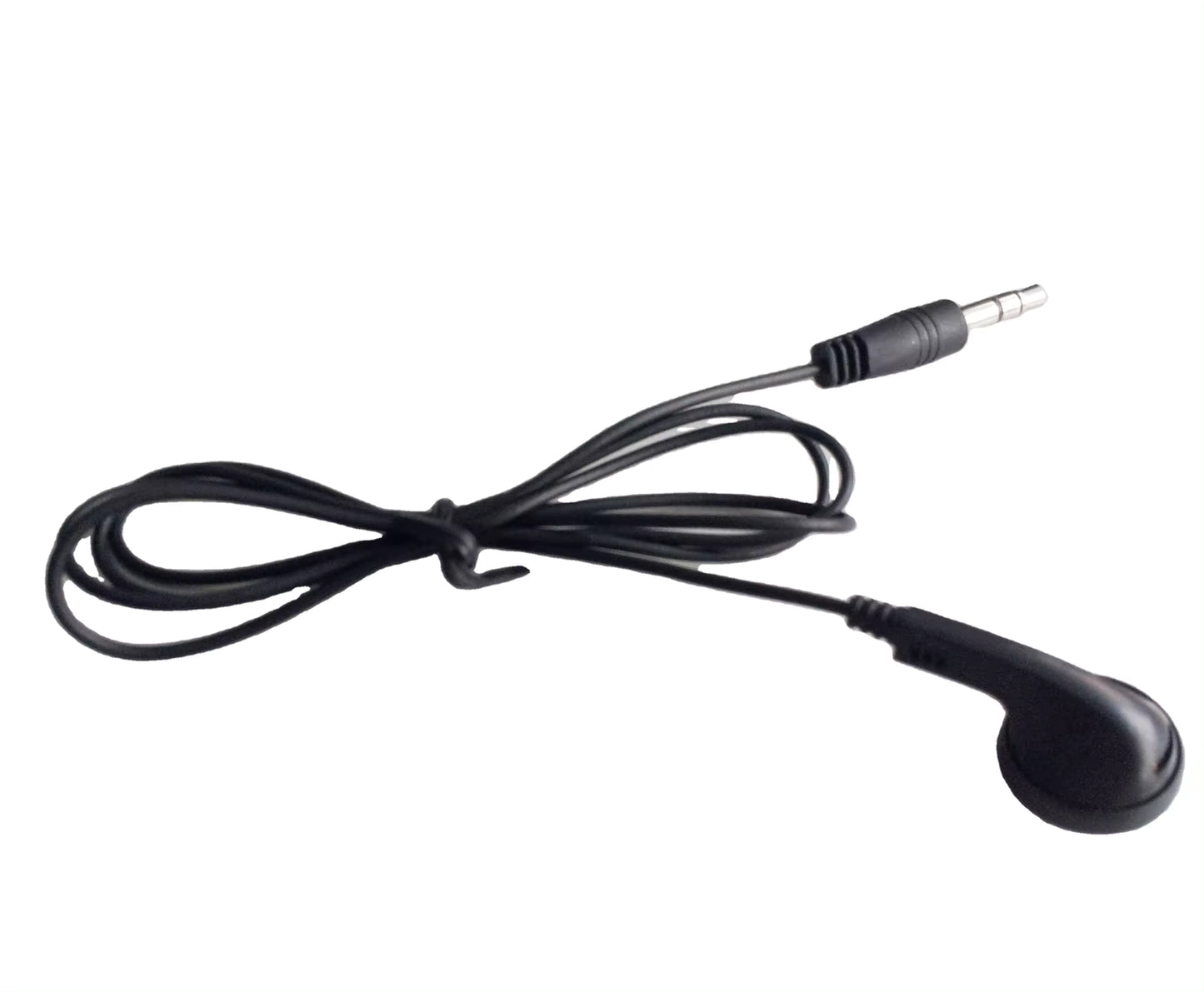 3.5mm Single Side Wired Earphone (Black)