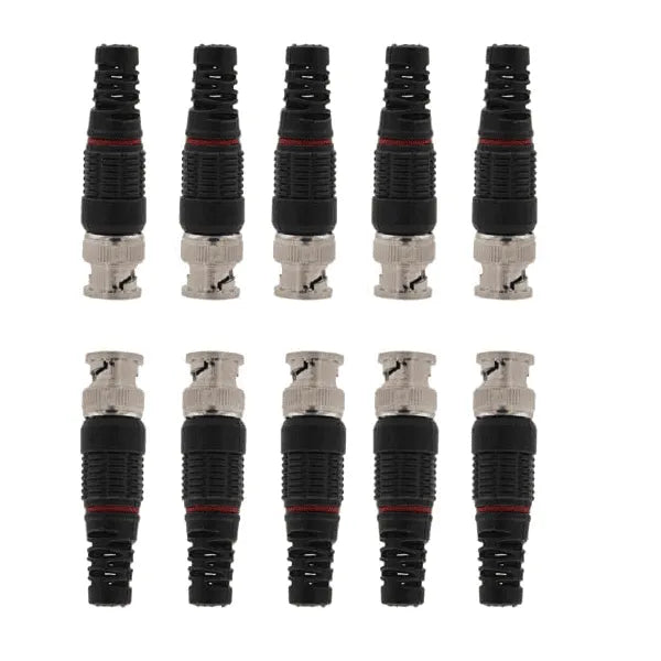 BNC connector for CCTV Camera Installation Wire Connector (Black)