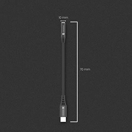 Portronics iKonnect C II Type C to 3.5mm Auxiliary Connector Compatible with Type C Enabled Devices