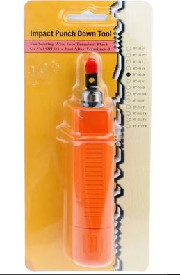 Punch Down Tool (HT-314B ) With 110 Modules , Multifunctional Wire stripper Cutter Tool ,Ethernet Punching Tool For CAT5E/6E Network Cables