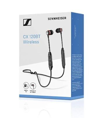 Sennheiser CX 120BT Wireless Bluetooth in Earphone with Mic (Black)