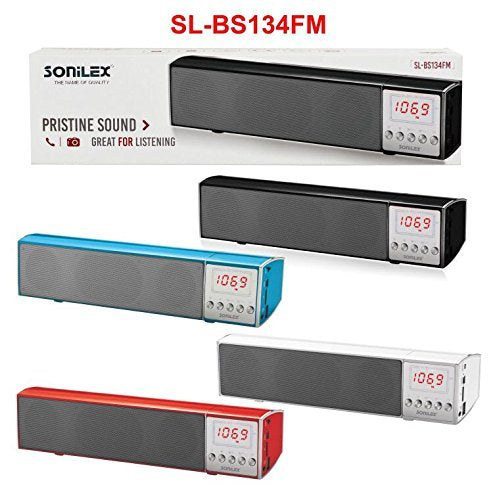 Sonilex SL-BS134FM Bluetooth Speaker with Pristine Sound (Red)