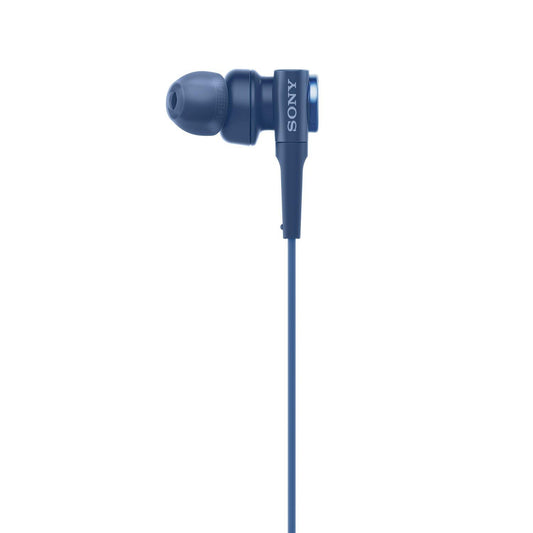Sony MDR-XB55AP in-Ear Extra Bass Wired Headphones with Mic (Blue)