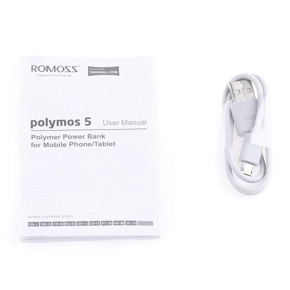 ROMOSS 5000mAh Portable Charger Polymos 5 Power Bank