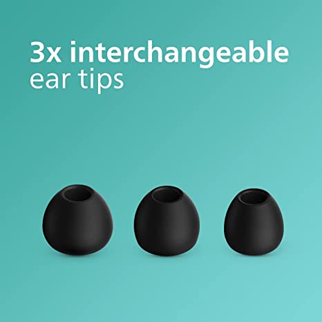 PHILIPS TAE1136 Wired in Ear Earphones with Built in Mic (Black)