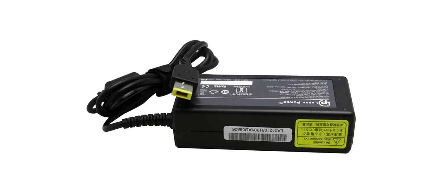 Lappy Power Laptop Adapter 65W 20V/3.25A For Lenovo (Pin Type USB) - Compatible