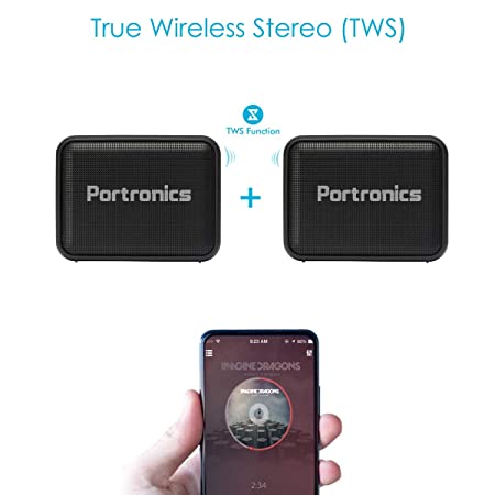 Portronics Dynamo POR-394 5W Bluetooth 5.0 Portable Stereo Speaker