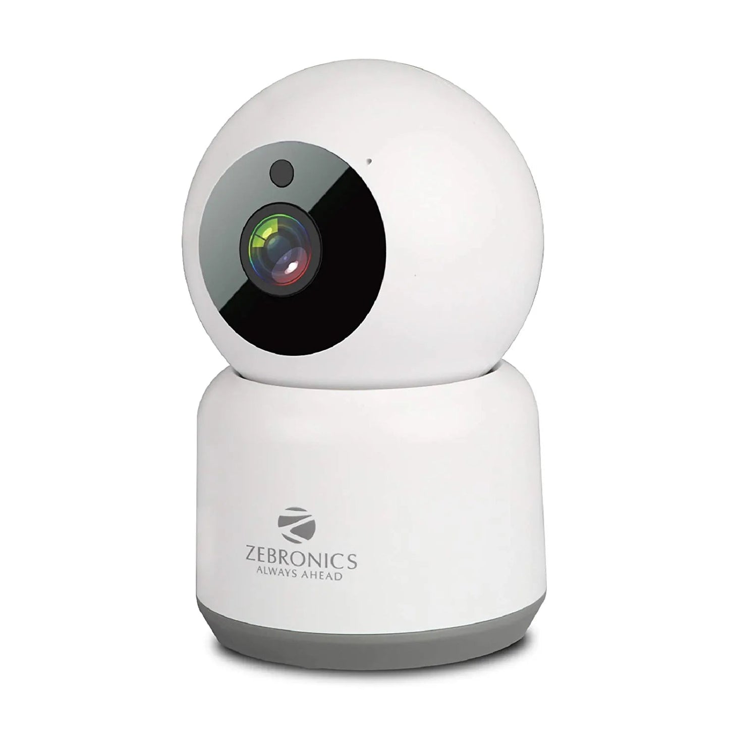 Zebronics Zeb Smart Cam 101 Smart WiFi PTZ Indoor Camera (1080p), Remote Monitoring, Plug & Play, Night Vision (White)