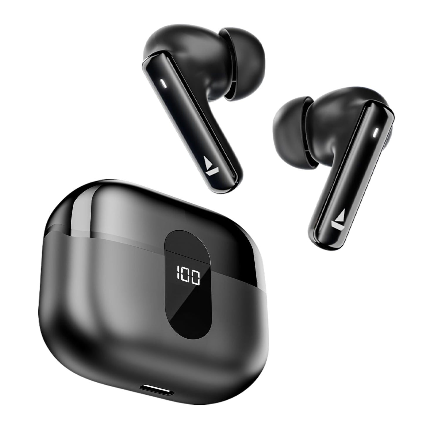 boAt Airdopes 121 Pro Plus Truly Wireless Earbuds - 100 Hours Playtime, 4 Mics with ENx, 50ms Low-Latency Beast Mode, ASAP Charge, IWP Tech, BT v5.3, IPX5
