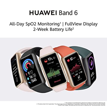 HUAWEI Band 6 Fitness Tracker Smartwatch, 1.47''AMOLED Forest Green