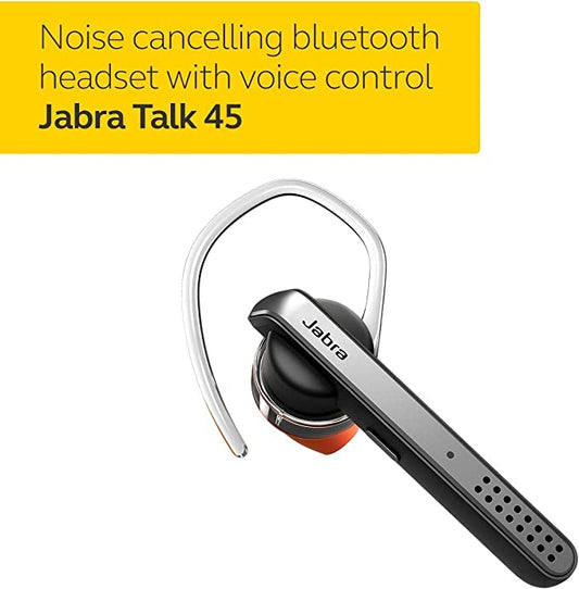 Jabra Talk 45 Bluetooth Headset for High Definition Hands-Free Calls