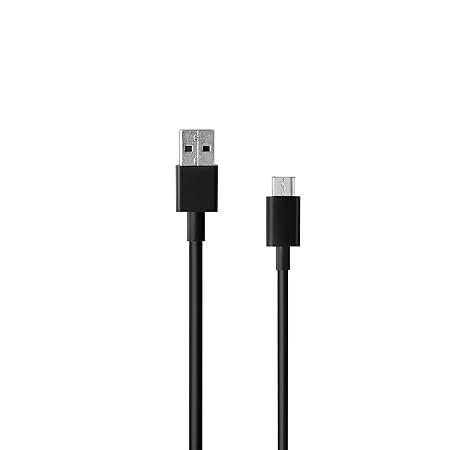 Micro USB Charging Cable 2.4A PVC 30 CM - Compatible with Power Bank ,Headphones ,Neckband and Other USB Devices