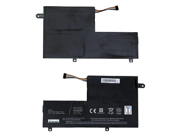 Laptop Battery For LENOVO YOGA 500-15ISK/ U41-70/ L15M2PB1 L14M2P21 L14S2P21, 14.4V 4 Cells 2000mAh Compatible