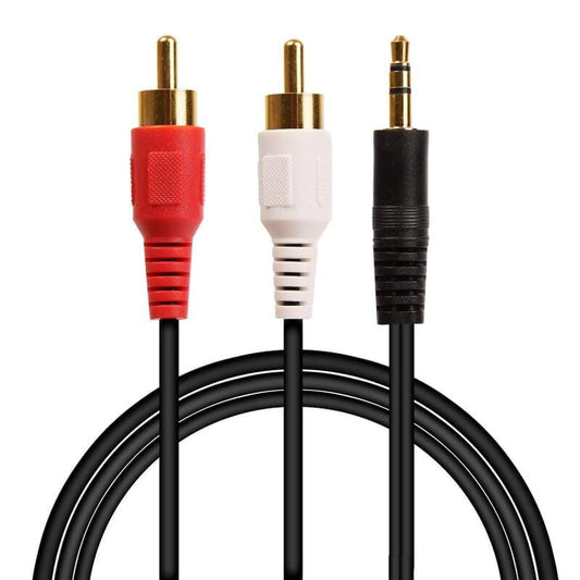 Stereo Male to 2 RCA Male Stereo Audio Cable - 1.5 Meter