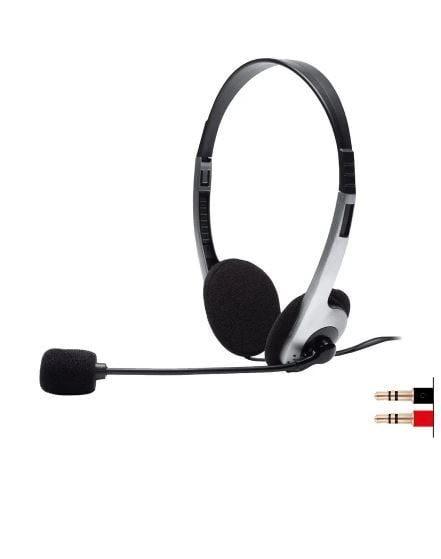 Fingers H527 Wired Headset with Mic for Crystal Clear Distortion-free Calls with Dual pin Connector