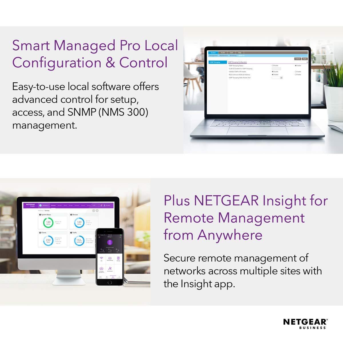 Netgear GS724TP ProSafe 24 Port Gigabit Smart POE Switch