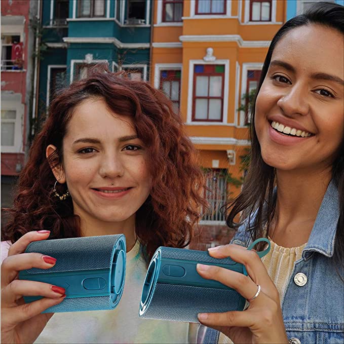 iBall Musi Twin 15 Watt Truly Wireless Bluetooth Speaker Teal