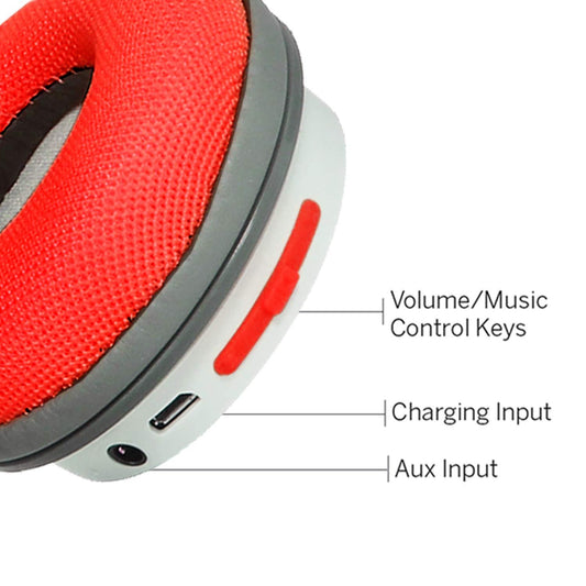 boAt Rockerz 400 Kings XI Punjab Edition Bluetooth Headphone with Super Extra Bass, Up to 8H Playtime, Dual Connectivity Modes, Foldable Earcups and Lightweight Design (Lion Red)