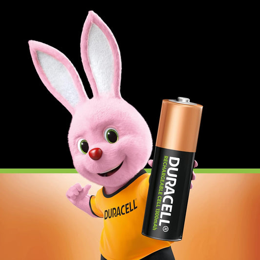 Duracell Rechargeable AA 1300mAh Batteries, 2Pcs