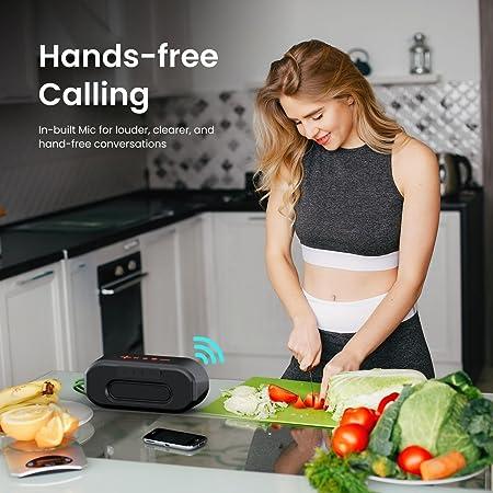 Portronics Pixel 3 10W Portable Wireless Bluetooth Speaker, Upto 7Hour Playtime, TWS Connectivity,(Black)