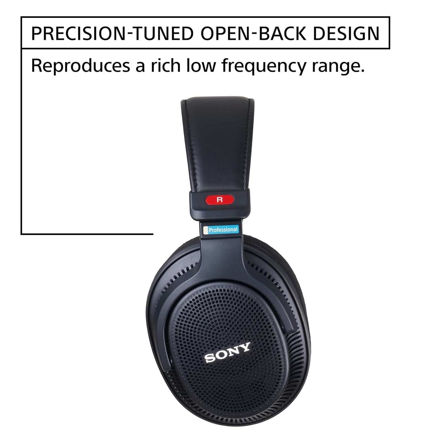 Sony MDR-MV1, Audiophile Headphones for Mixing and Mastering, Studio Monitor Sound for Neutral Frequency Response, Excellent Wearing Comfort, Spatial Sound Creation - Over Ear