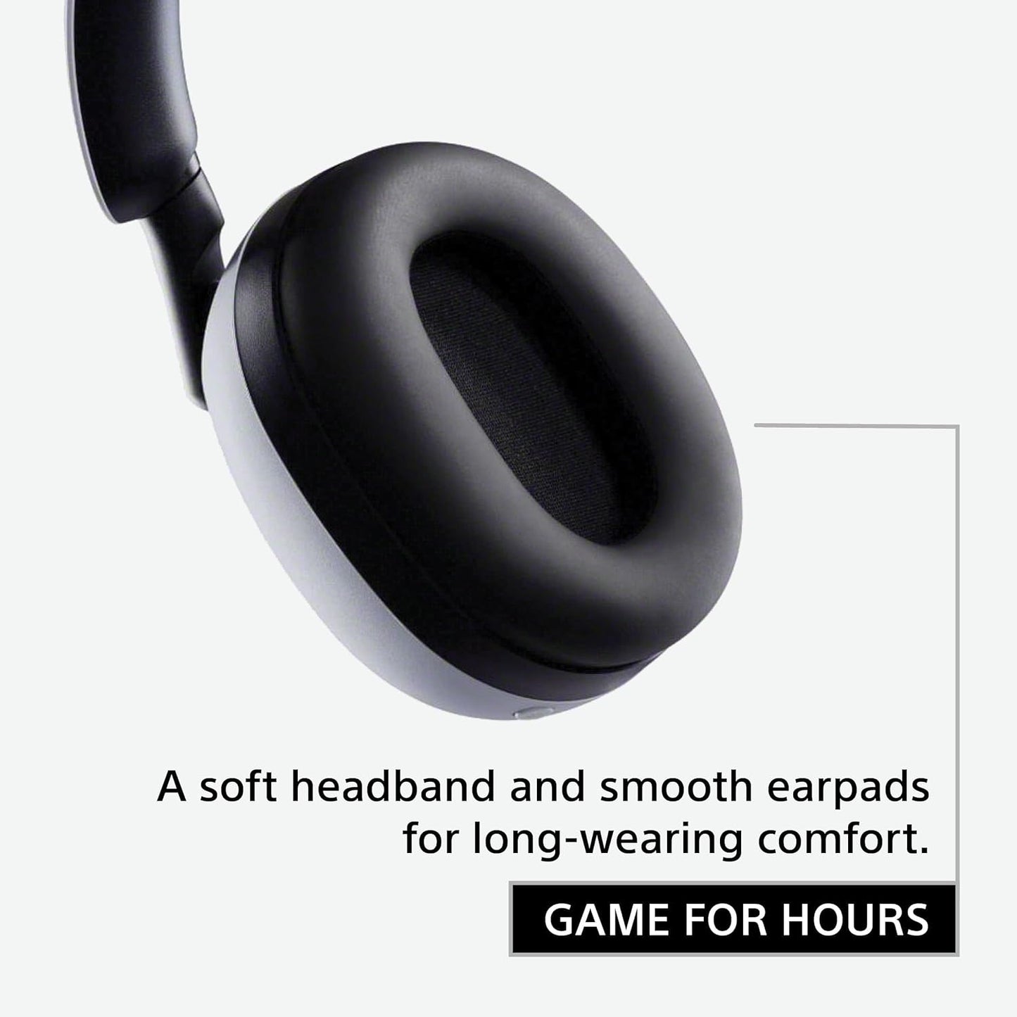 Sony INZONE H9 WH-G900N Wireless Gaming Headset Noise Cancelling, 360 Spatial Sound, 32 Hours Battery, Flip-to-Mute Mic, Mobile, Laptop, PS5 & PC Compatible (White)