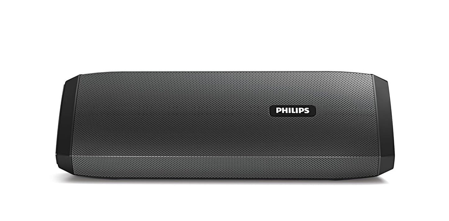 Philips BT122/94 Wireless Portable Speaker - Renewed (Black)