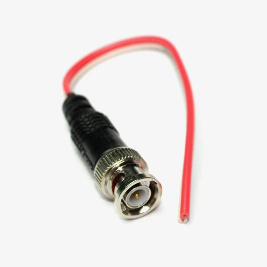 BNC Cable with Brass Connector ,Copper Wire Moulded, Male Plug for High-Quality Signal Transmission for CCTV Camera