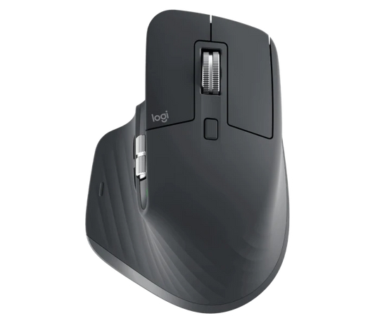 Logitech MX Master 3s for Mac Wireless Bluetooth Mouse Ultra-Fast Scrolling USB-C Apple, iPad Compatible