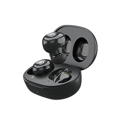 Portronics Harmonics Twins S3 Smart TWS Bluetooth 5.2 Earbuds with 20 Hrs Playtime, 8mm Drivers, Type C Charging, IPX4 Water Resistant