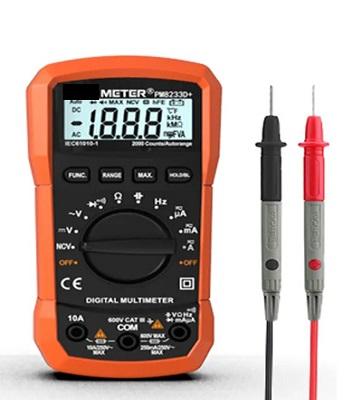 Digital Multimeter Continuity tests with NCV and Overload protection