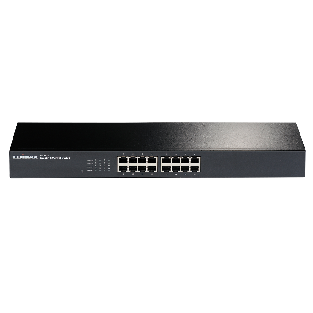 Edimax (GS-1016) 16 Port Gigabit Rack-mount Switch