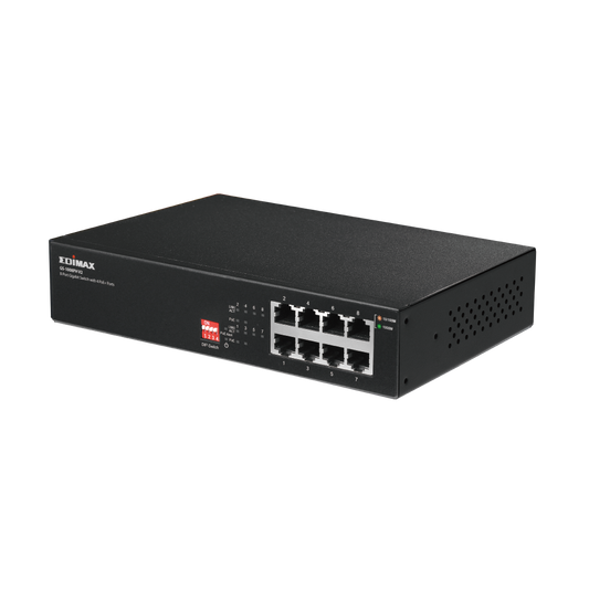 EDIMAX GS-1008PH V2 Long Range 8-Port Gigabit Switch with 4 PoE+ Managed Switch