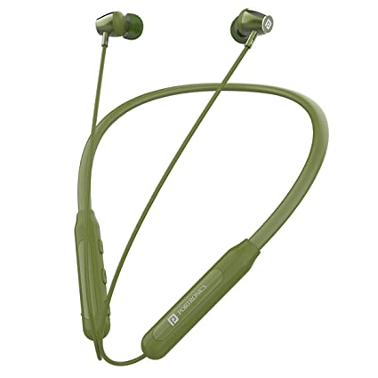 Portronics Harmonics Z3 Wireless Bluetooth 5.3 Neckband in Ear Earphones with mic, 30Hrs Playtime, IPX5 Water Resistant