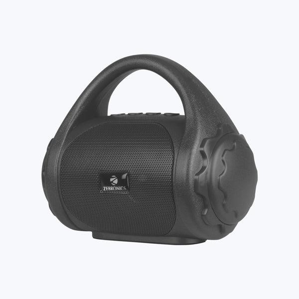 Zebronics ZEB-COUNTY 3W Wireless Bluetooth Portable Speaker With Supporting Carry Handle, USB, SD Card, AUX, FM & Call Function