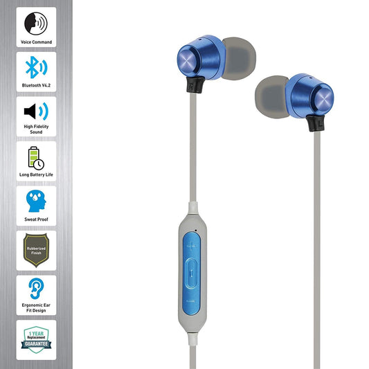Hamaan B-22 Universal in-Ear Extra Bass Earphones Headphone Mic Grey