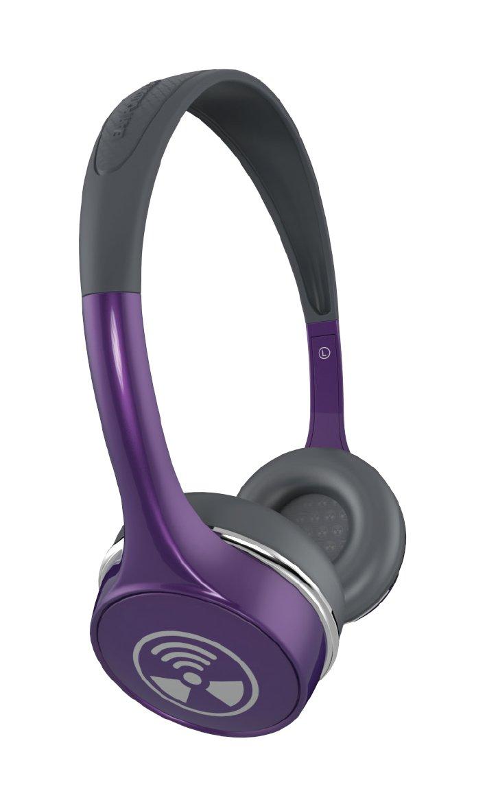 iFrogz Toxix Plus Headphones with Mic Deep Bass, Right-Angle Jack, Stereo Sound