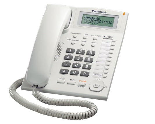 Panasonic Single Line KX-TS880MX Corded Phone (Black)