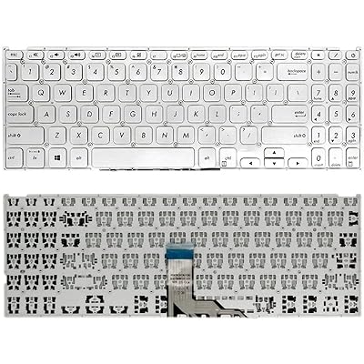Laptop Keyboard for Asus X509, X515, M509, V5000D, V5000F, FL8700, Y5200 Silver