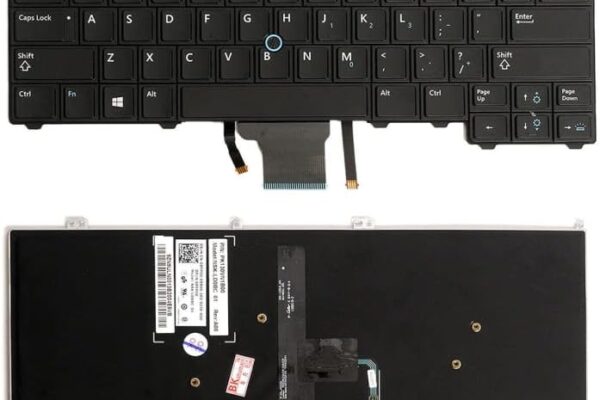 Laptop Keyboard for Dell Latitude E7240, E7440, E7420 With Backlight & Mouse